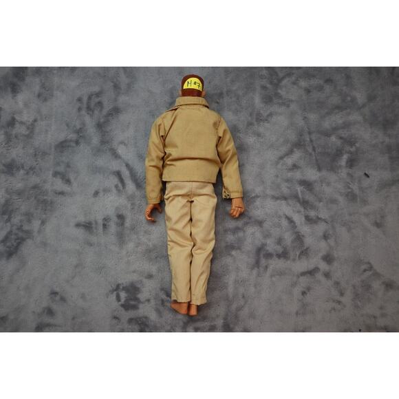 Vintage 1996 Hasbro GI Joe Boy Doll Action Figure Outfit Jointed Beige Outfit - Picture 6 of 16